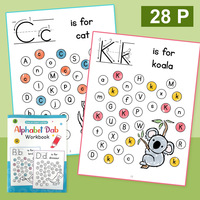 Cahier d'exercices de calligraphie pour tout-petits, format A4, alphabet et chiffres, entraînement à la lecture des lettres