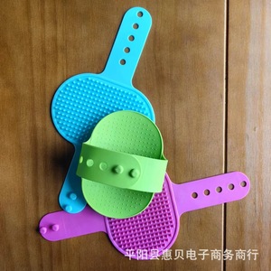 ถุงมือกำจัดขนสัตว์เลี้ยง Huibei แปรงนวด TPR สำหรับอาบน้ำและกรูมมิ่งแมวและสุนัข - Product Image 1