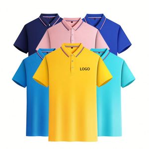 เสื้อเทนนิส 180 กรัม แห้งเร็ว ออกแบบคอเสื้อให้เบาสบาย ปักลายอย่างดี  โลโก้สั่งทำได้ เสื้อโปโลใหม่ - Product Image 1