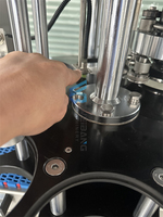 Machine automatique de scellage de bouchon de canette de café pour les boîtes de conserve en aluminium de papier comprenant le verre