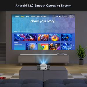 Projecteur <span class=keywords><strong>de</strong></span> cinéma maison Touyinger Q11W Ultra 2000 ANSI Lumens HD 4K vidéo WiFi, son <span class=keywords><strong>de</strong></span> haute <span class=keywords><strong>qualité</strong></span>, faible consommation d'énergie, entièrement fermé - Product Image 6