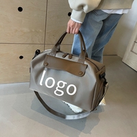DICHOS Sac de voyage portable Fitness pour femme Sac de sport de grande capacité Compartiment à chaussures séparé sec-humide Fermeture à glissière