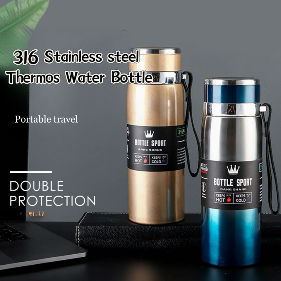 Custom Logo 1000ml Stainless Steel Vacuum Flask - Ideal Gift