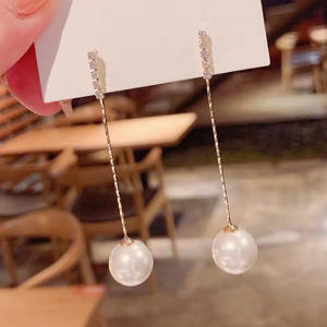 Base de Plata S925 para Accesorios de Perlas DIY, Base Dinámica para Joyería de Plata, Pendientes con Cuentas Redondas de 8-12 mm 21549 - Product Image 3