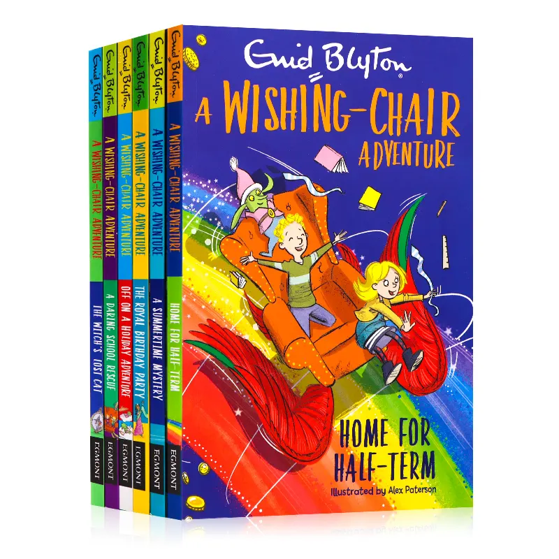 6 books/set A Wishing-Chair Adventure Series 2 Colorful Picture Story Book