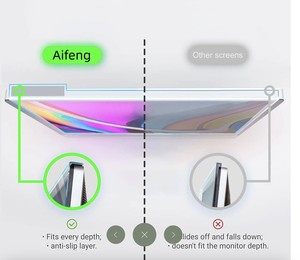 Prix de gros - Protection d'écran de télévision en PET <span class=keywords><strong>anti</strong></span>-<span class=keywords><strong>lumière</strong></span> <span class=keywords><strong>bleue</strong></span> en acrylique transparent de 65 pouces - Film protecteur pour téléviseurs de 32 à 55 pouces - <span class=keywords><strong>Samsung</strong></span> - Product Image 2