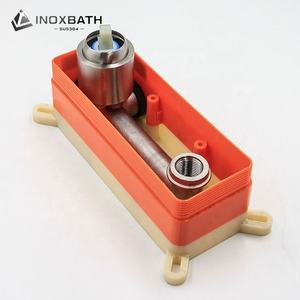 Duvara monte paslanmaz çelik 304 banyo mikser soğuk ve sıcak su dokunun havza musluk - Product Image 3