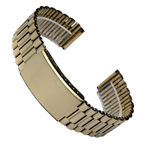 <span class=keywords><strong>Bracelet</strong></span> de <span class=keywords><strong>montre</strong></span> en acier inoxydable plié à 3 maillons, 18 mm, 20 mm, 22 mm - Product Image 2