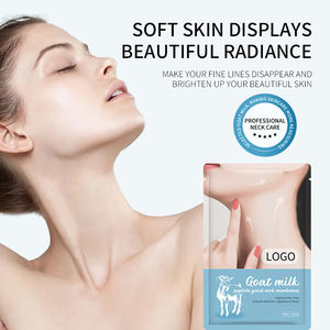 Masque pour le cou en lait de chèvre en gros, lissant, raffermissant, anti-rides, masque pour le cou au collagène profond - Product Image 4