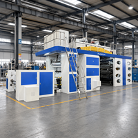 Machine d'impression flexographique rouleau à rouleau pour emballages souples, films plastiques à impression centrale, emballages alimentaires, boissons et produits chimiques quotidiens