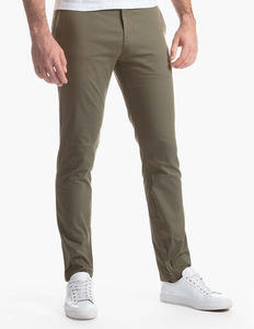 Men's Casual Spandex <strong>Chinos</strong> Golf Trousers Lightweight Straight Pattern with Elastic Waist Mid Waist Type - Product Image 2