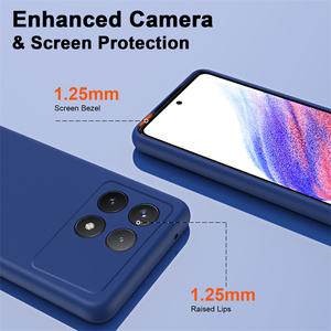 Funda Trasera de Silicona para Xiaomi Redmi Note14S/K80Pro/<span class=keywords><strong>POCO</strong></span> F7 Ultra/Note 14 Pro+, Funda de Teléfono Móvil de Silicona de Microfibra Suave de TPU - Product Image 5
