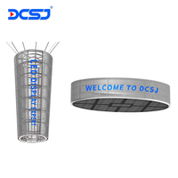 Écran LED transparent flexible P3.91 pour location extérieure, en aluminium moulé sous pression, incurvé P3.91 pour scène et concert
