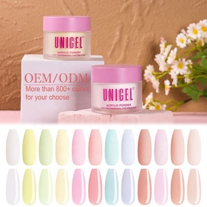 Unigel fábrica al por mayor 48 colores <span class=keywords><strong>pastel</strong></span> acrílico polvo de inmersión <span class=keywords><strong>uñas</strong></span> en polvo - Product Image 3