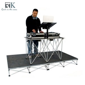 Portable Aluminum <b>Stage</b> Modular Quick Assemble Event <b>Stage</b> <b>Platform</b> for Outdoor Concert Wedding Party - Product Image 1