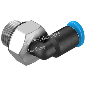 Conector en Forma de L FESTO QSML-G1/8-4 186268 Original para Sistemas de Aire Comprimido de Automatización Industrial - Product Image 4