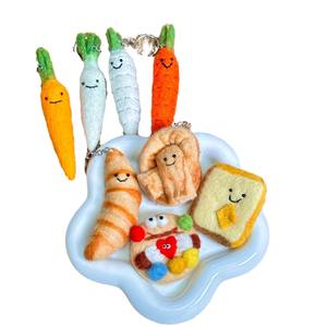 Yanglu pur fait à la main fruits et légumes mouton feutre pendentif Collection sac suspendu bricolage accessoires décoratifs accessori - Product Image 5