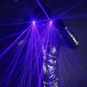 Costume LED laser unisexe en acrylique Cyberpunk, lasers multi-faisceaux rechargeables, costumes de films et de séries télévisées, fêtes de Noël - Impression numérique - Product Image 6