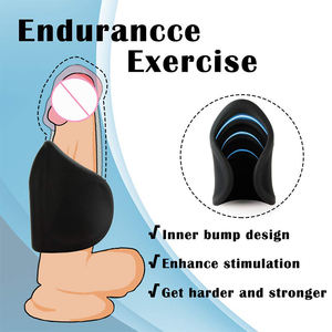 USB Tenuto In Mano Ricaricabile Uomini Del Pene della Durata di Strumento di Formazione di Vibrazione Masturbatore Maschile con 10 Modalità di Vibrazione - Product Image 3