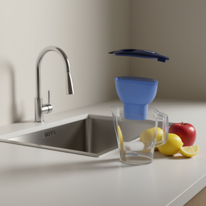 Jarra con Filtro de Agua Brita Aluna con Cartucho Reemplazable, Capacidad de 2.4L para Purificación de Agua del Grifo - Product Image 3