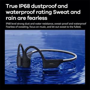 Écouteurs à conduction osseuse Remax, étanches pour la natation, sans fil Bluetooth, à oreille ouverte, écouteurs sous-marins avec mémoire intégrée de 32 Go - Product Image 5