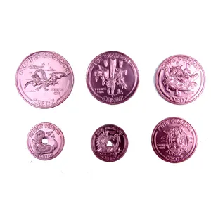 Pièces commémoratives à personnaliser, pièces colorées en métal, collection
