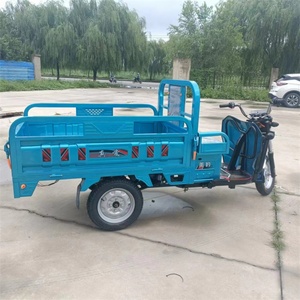 Triciclo Eléctrico de Carrocería Abierta de 48V 600W en Oferta, Triciclos Eléctricos de Doble Uso para Pasajeros y Carga para Adultos - Product Image 4