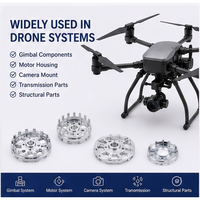 Pièces de montage pour caméra drone professionnel, pièces de transmission usinées par CNC avec précision, supports de ballast po