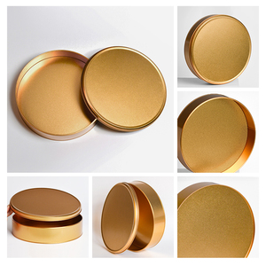 Bán Buôn Cá Nhân Vàng Sô Cô La Kim Loại Hộp Thiếc Lớn Vòng Thiết Kế Cho Bánh Quy Cookie Bánh Kẹo Cho Thực Phẩm Công Nghiệp Sử Dụng - Product Image 4