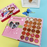 Palette multifonction 78 couleurs de fards à paupières minéraux imperméables, nacrés, pailletés, illuminateurs, blush et contouring, pour carnations claires et foncées, en gros