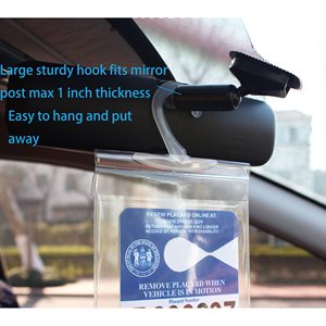 Mantel Protector <span class=keywords><strong>para</strong></span> <span class=keywords><strong>discapacitados</strong></span>, funda protectora <span class=keywords><strong>para</strong></span> estacionamiento con gancho grande - Product Image 5