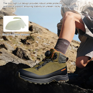 Scarpe <span class=keywords><strong>da</strong></span> Trekking Impermeabili Antiscivolo Leggere con Logo Personalizzato OEM ODM per Escursionismo e <span class=keywords><strong>Alpinismo</strong></span> - Product Image 4