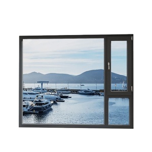 Ventanas Insonorizadas de Aleación de Aluminio Weidun 80, Vidrio Templado Doble, Pantalla Plegable de Fibra de Vidrio, Estilo Moderno Colgante, para Uso en Hoteles - Product Image 2