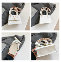 Sac à main en PU texturé pour femmes, mini sac à bandoulière matelassé, poignée supérieure, élégant sac messager, sacs bandoulière pour femmes