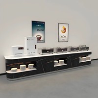 Meubles de restaurant modernes en cuir, table de buffet pour cafétéria, plat de service pour petit-déjeuner d'hôtel, réchaud à condiments pour maison d'hôtes, plat à fruits chauffant