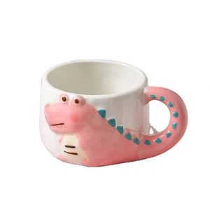 Tasse en céramique motif petit crocodile mignon, idéale pour les fêtes et les cadeaux – Offre spéciale - Product Image 1