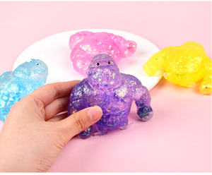 Vente en gros Nouveauté 2026 Jouets Squishy en forme d'animal Gorille, Jouets anti-stress doux en maltose pour étudiants et adultes - Product Image 3