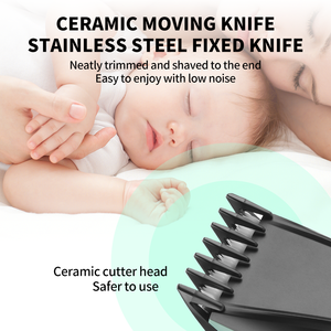 Máy cắt tóc không dây USB, máy cạo râu điện, máy tỉa tóc, có thể sạc lại, lưỡi gốm có thể điều chỉnh, dành cho nam, có thể tùy chỉnh logo - Product Image 4