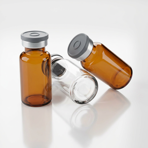 Frascos de Vidrio Xilin de Doble Color Ámbar Transparente con Tapones para Almacenamiento de Muestras Liofilizadas - Product Image 2