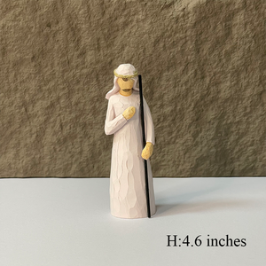 जन्म, मूर्ति हाथ से पेंट जन्म आंकड़े, 10 टुकड़ा सेट यीशु मसीह के जन्म राल आभूषण क्रिसमस - Product Image 4