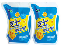Pochette Doypack Personnalisée en PE de Qualité Alimentaire pour l'Emballage de Jus de Fruits et de Boissons Gélifiées