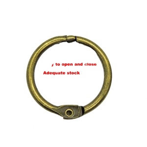 Anillas de Encuadernación de Hojas Sueltas EWANG de Bronce Antiguo de 1 Pulgada para Álbumes de Recortes, Manualidades y Fotos - Product Image 2