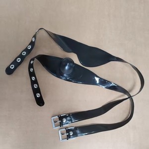 Rapid Shipment 2026 With Eye Mask and Mouthpiece Rubber <strong>Latex</strong> <strong>Hoods</strong> HTT023 - Product Image 3