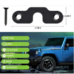 Jeep Wrangler Sun Visor Repair <b>Clip</b> 2.7 In X 0.92 In Aluminum Alloy For 18-22 JK JL JT - Product Image 1
