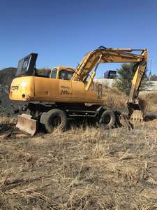 Pelle sur pneus Hyundai 210W-5 à haut rendement Original Japon Multifonctionnel Bon état Utilisé Hyundai 60w 120w 210w 150 Vente - Product Image 5