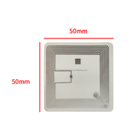 Étiquette passive RFID I CODE X Protocole ISO15693 Programmable Étiquette NFC de bibliothèque Étiquette intelligente pour livre Autocollants adhésifs pour la gestion des livres