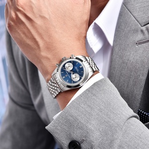 Montre à quartz pour homme PAGANI Design PD1775 2025 en acier inoxydable, verre résistant à l'eau 10 bars, montre de sport de luxe, mouvement automatique - Product Image 6