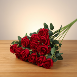 <span class=keywords><strong>Fiori</strong></span> Artificiali Realistici all'Ingrosso, Bouquet <span class=keywords><strong>di</strong></span> Rose in Seta Multicolore, Centrotavola per Matrimoni, Decorazioni Fatte a Mano 50cm - Product Image 1