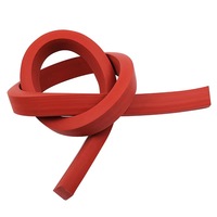 ChenliangRound/Square Rectangle Plat Rouge Silicone Éponge Mousse Bande D'étanchéité En Caoutchouc De Coupe Personnalisée EPDM Profil En Caoutchouc Extrusion