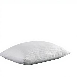 Almohada de Hotel Económica al por Mayor de 75x50 cm con Soporte para el Cuello, Relleno de Microfibra, Tela de Algodón No Tejida, Almohada con Franjas - Product Image 1